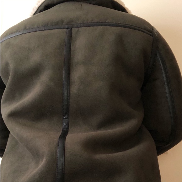 Suede Aviator/Biker Jacket (H&M) - Picture 3 of 3